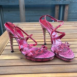 DOLCE & GABBANA snakeskin heels